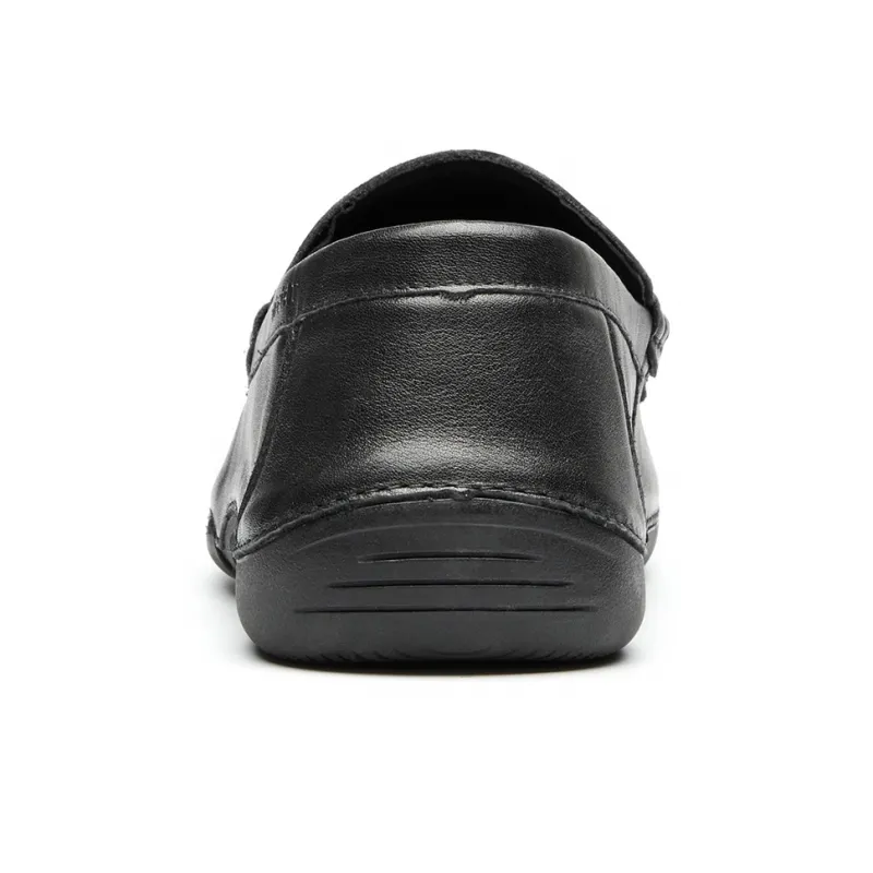 ST&SAT Beanie Shoes Cow Leather Casual Leather Shoes Men's Black White-3
