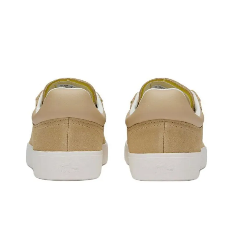 LACOSTE Low Top Skateboard Shoes Women's Light Brown-3