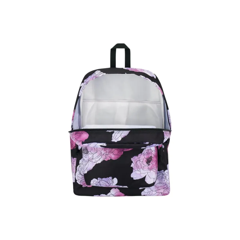 JanSport Polyester Backpack Regular Unisex Black & Purple-3