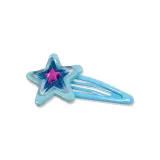 Blue Iridescent Stars Hair Clips