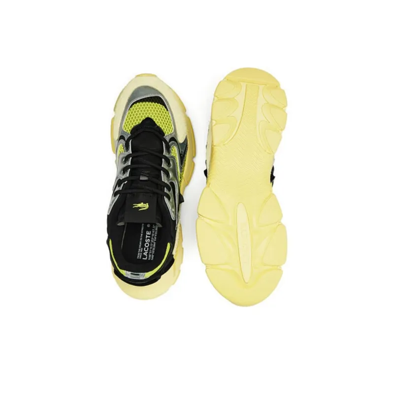LACOSTE L003 Neo Low Top Casual Shoes Men's Yellow Black-4