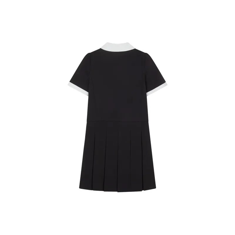 Teenie Weenie Short Sleeved Dress Women's Black-1