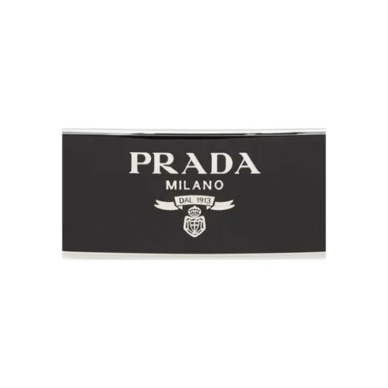 PRADA Metal Hair Clips Women's Black-2