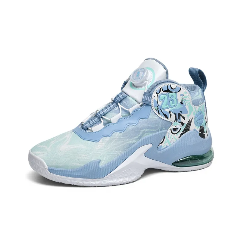 MUSNODO Cushioning, Slip Resistant, Abrasion Resistant, Breathable, Coverage, Rebound Mid Top Basketball Shoes Unisex-1