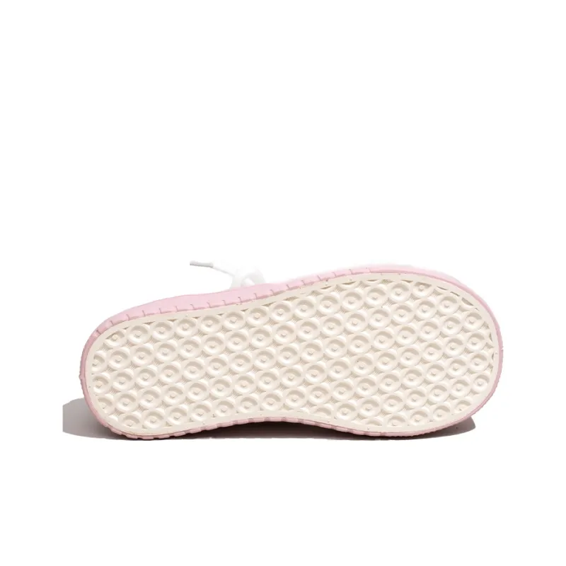 Feiyue Rubber Sole Odor Resistant Slip Resistant Closed Toe Slippers Women's Beige Pink-4