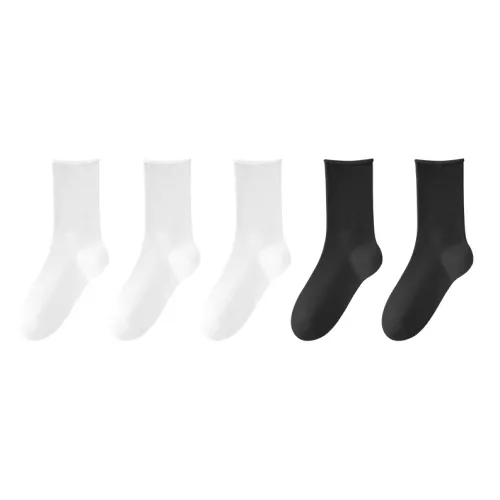 B&C.Room Mid Calf Socks Women's 5 Pack