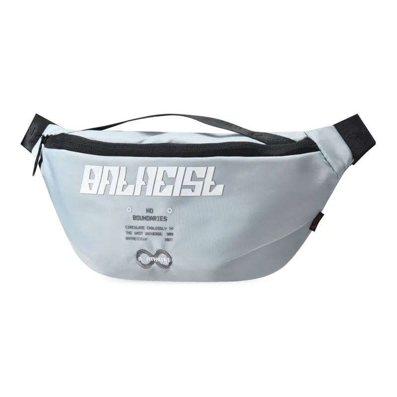 8atheist Polyester Sling Bag, Shoulder Bag, Fanny Pack Unisex Gray Green-1