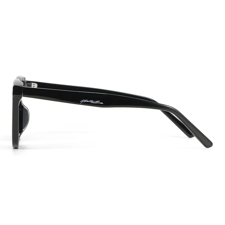 PLASTIC BRAIN Plate Frame Square Sunglasses Unisex-2