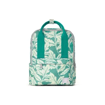 MR.ACE HOMME Polyester Backpack Medium Size Unisex Turquoise Vine Green