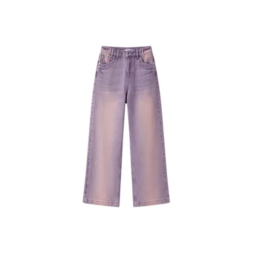 PEACEBIRD Jeans Women's Pink Purple