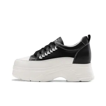 BOSSSUNWEN Cushioned Slip-Resistant Mid-Top Casual Shoes Women's