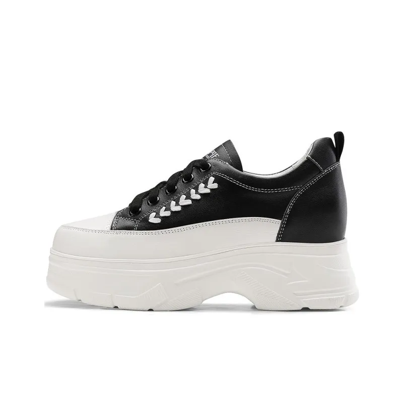 BOSSSUNWEN Cushioned Slip-Resistant Mid-Top Casual Shoes Women's-0