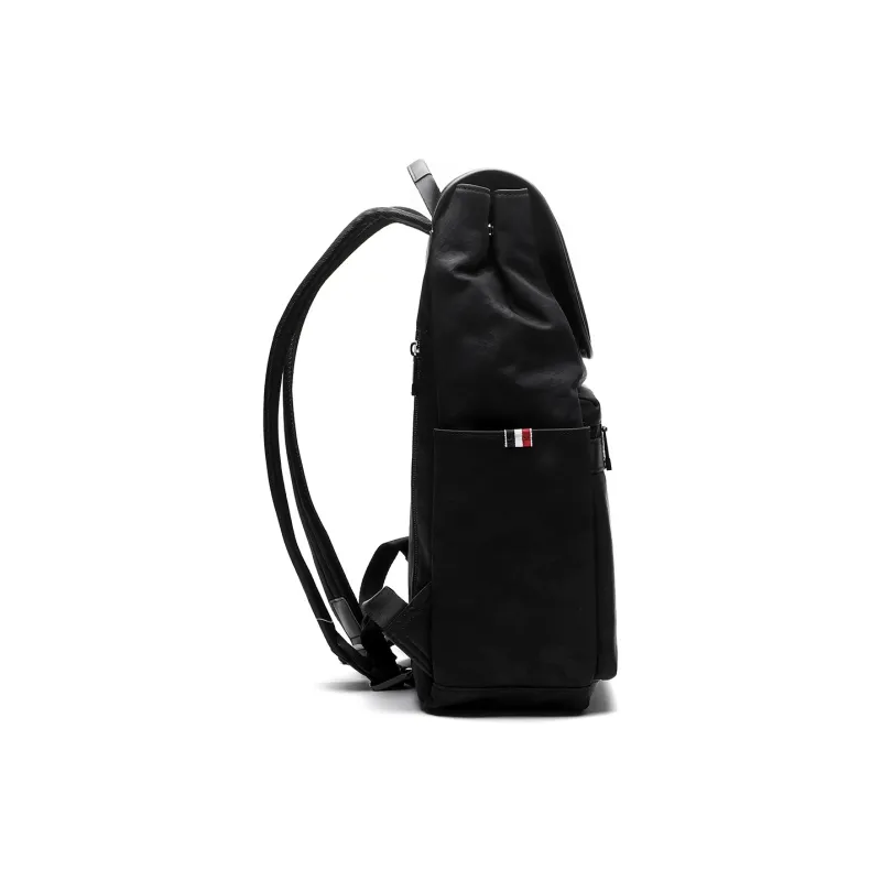 ELLE HOMME Fabric Backpack Large Size Men's Black-2