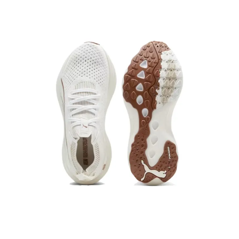 PUMA ForeverRun Nitro Knit 'Warm White Teak' Women's-3