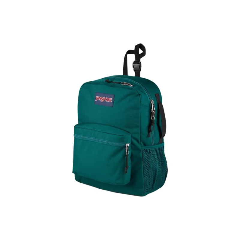 JanSport Recycled Polyester Backpack Unisex Deep Pine-3