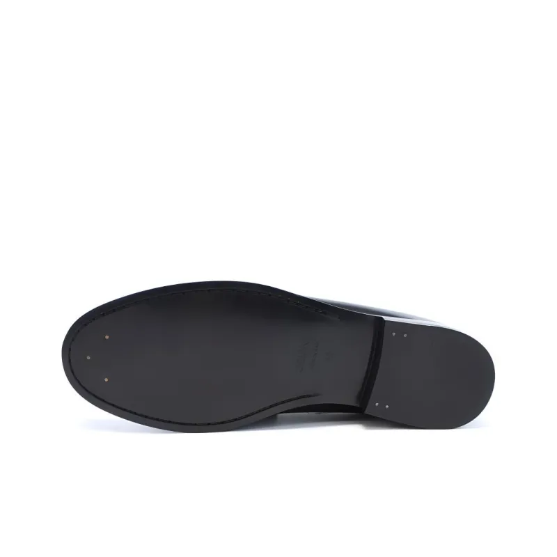 CELINE Triomphe Loafers Men's Black-4