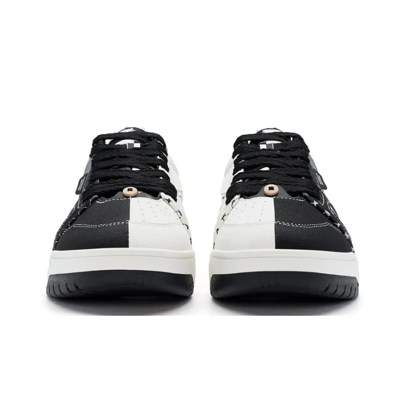 XTEP Wear Resistant Low Top Basketball Shoes Men's Black/Sail White-5