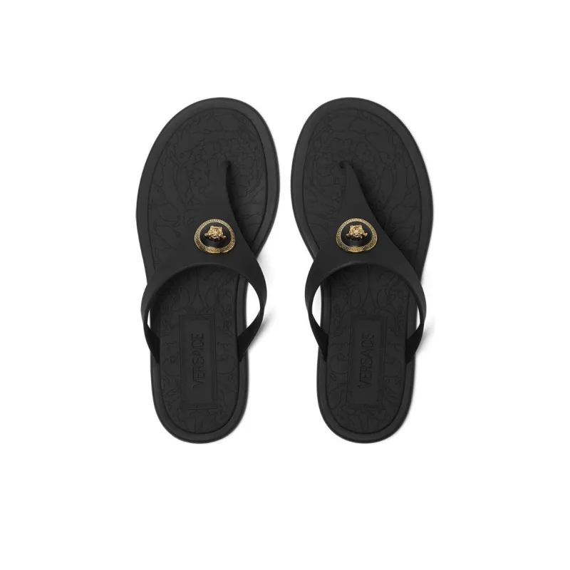 VERSACE Flip Flops Women's Black-3