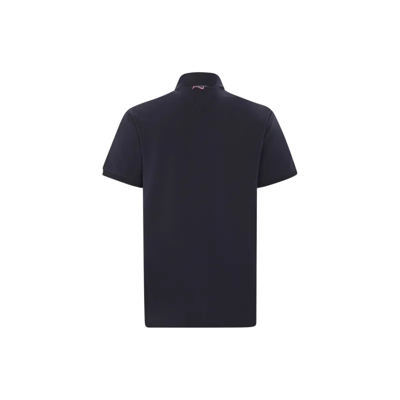 Tommy Hilfiger Short Sleeved Polo Shirt Men's Navy Blue-1