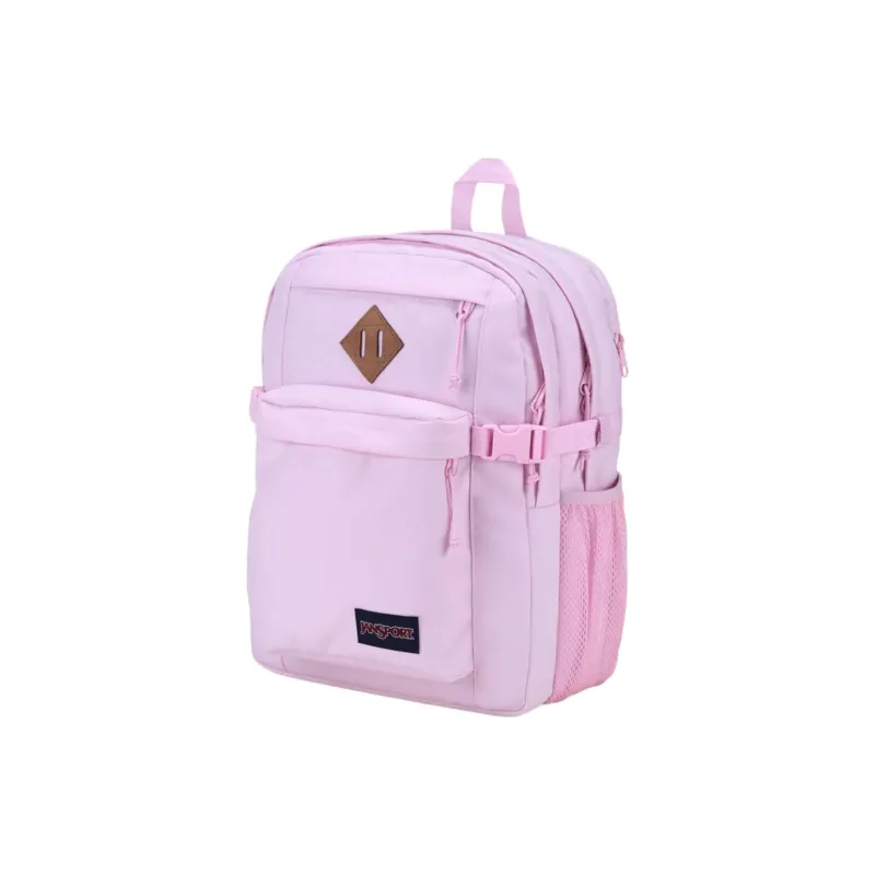 JanSport Suede Backpack Extra Large Unisex Pink-2