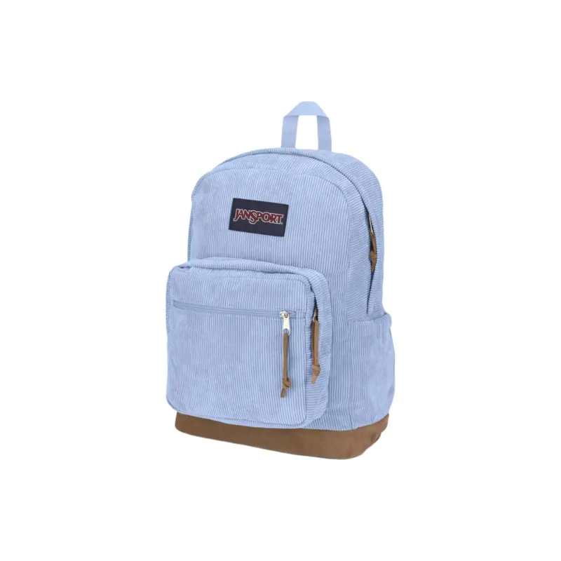 JanSport Cordura Fabric Bonded Suede Backpack Unisex Hydrangea Multicolor-1