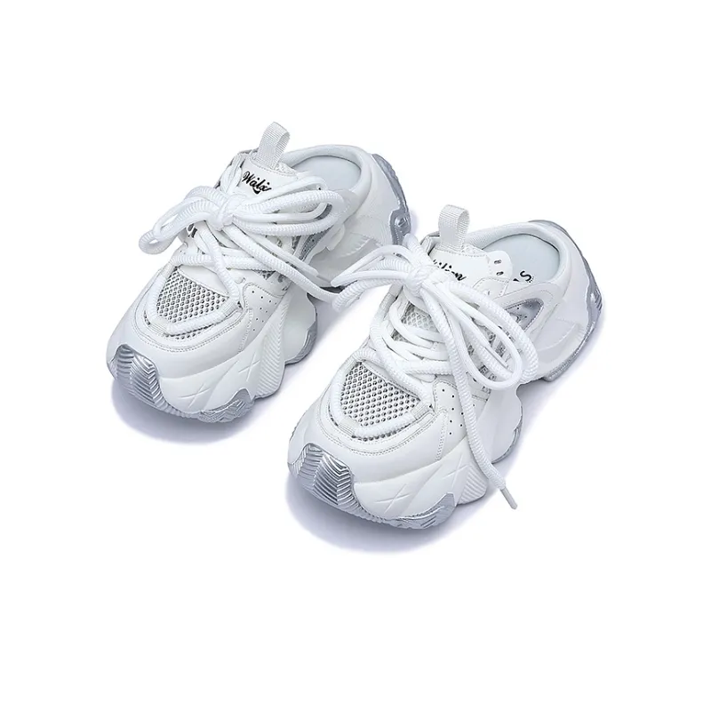 SELAIYA Abrasion Resistant Slip Resistant Closed Toe Slippers Women's White-2