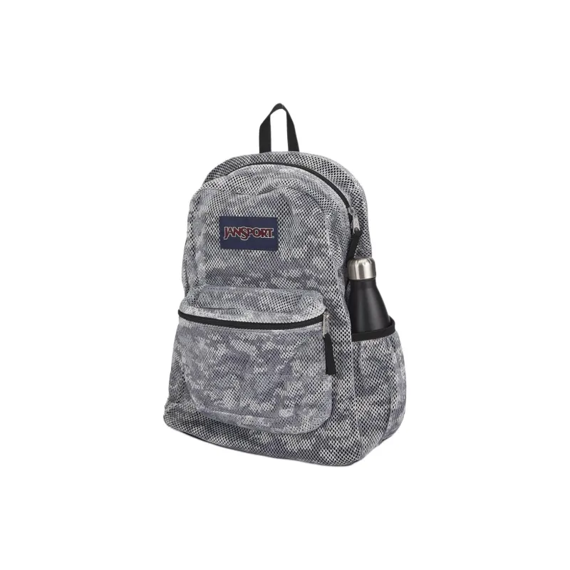 JanSport Recycled Polyester Mesh Backpack Unisex Camouflage-1