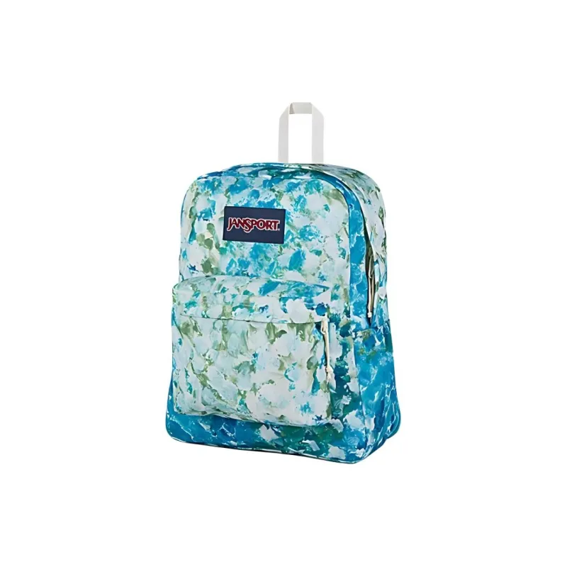 JanSport Recycled Polyester Backpack Unisex Dark Blue & White-1
