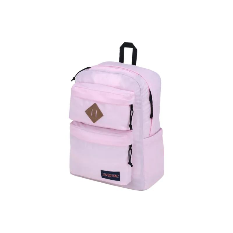 JanSport Nylon Backpack Unisex Light Pink-5