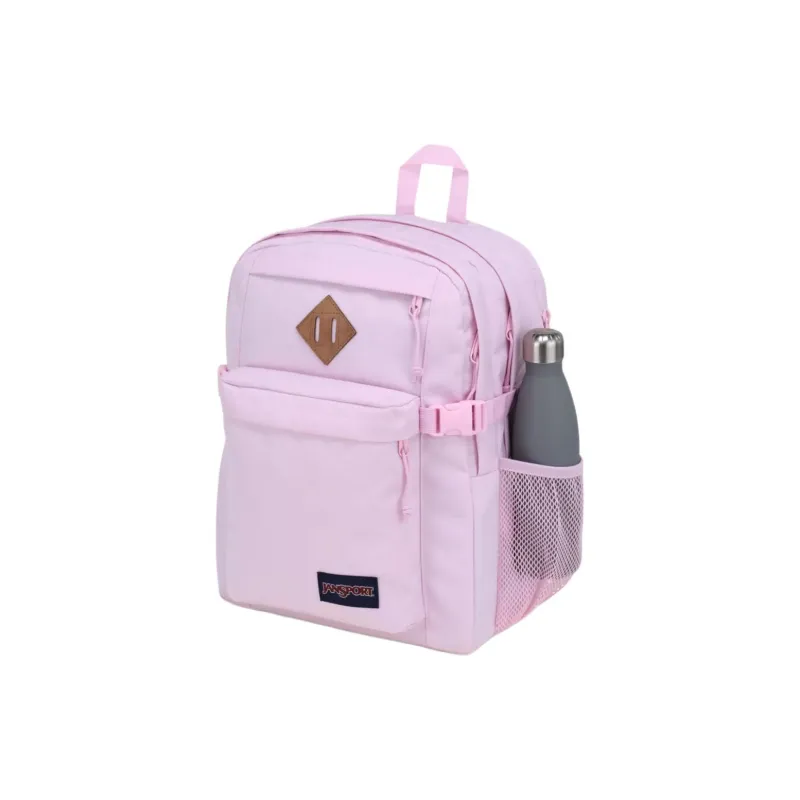 JanSport Suede Backpack Extra Large Unisex Pink-3
