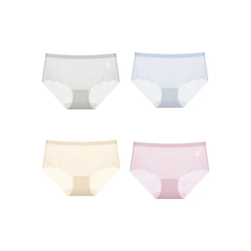 Flowers In Water Underpants Women's 4 Pack-0
