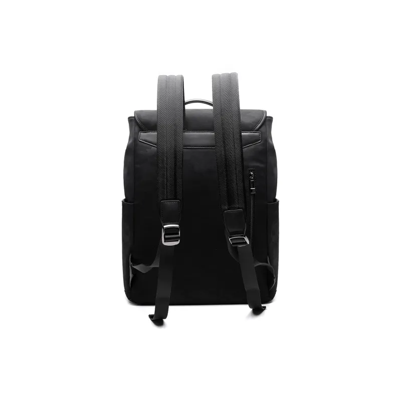 ELLE HOMME Fabric Backpack Large Size Men's Black-3