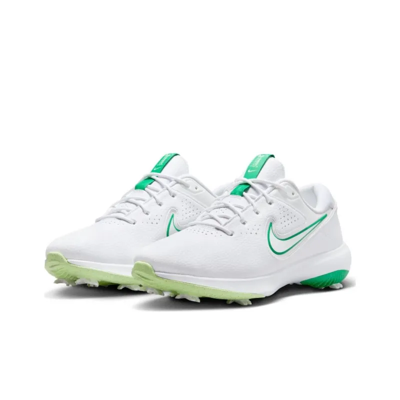 Nike Victory Pro 3 Anti Slip Wear Resistant Low Top Golf Shoes Women's White Green-2