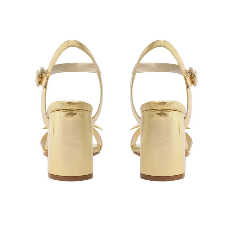 Alexandre Birman Clarita Strap Sandals 7.5cm Women's Gold-4