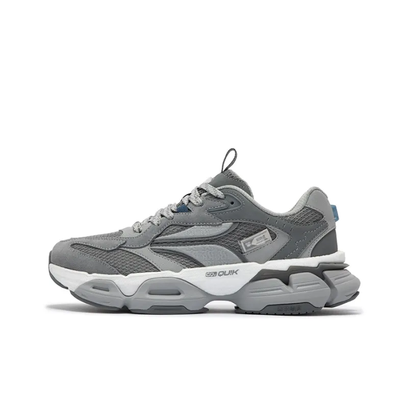 361° Spiritual Gaze PRO Anti-Slip Wear-Resistant Low-Top Casual Shoes Men's Graphite Gray-0