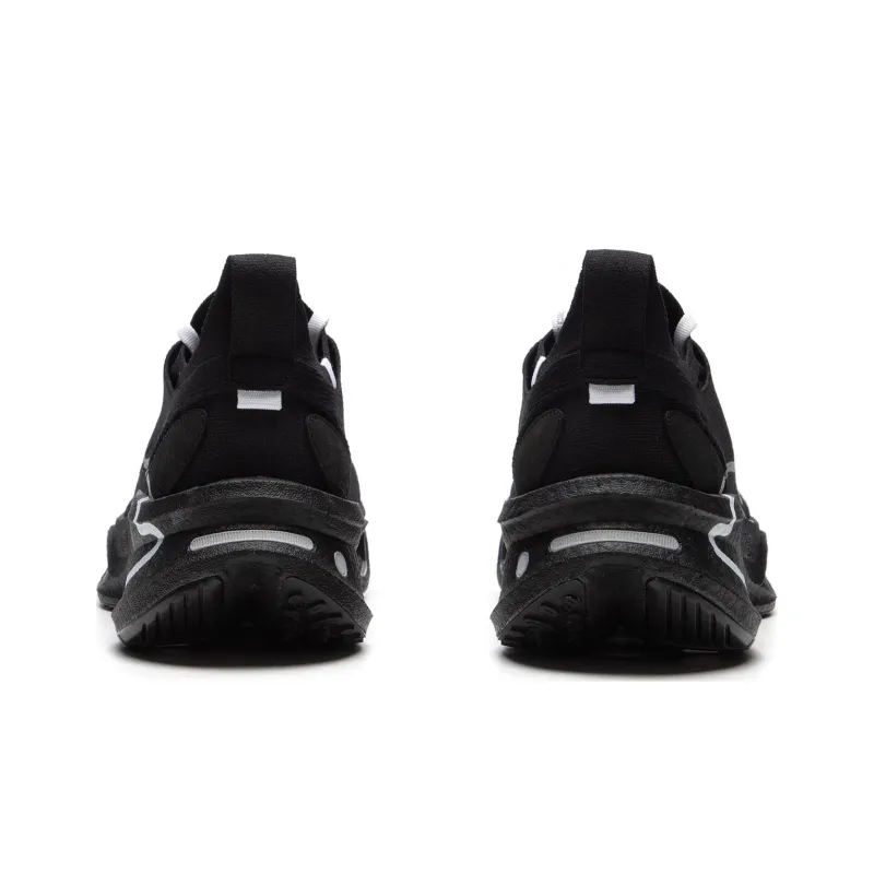 LiNing Cushioning Anti Slip And Wear Resistant Low Top Casual Running Shoes Unisex Black-4