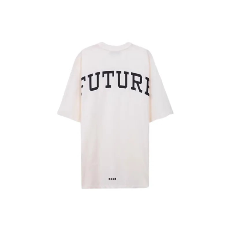 MSGM T Shirts Men Ecru-1