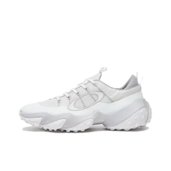 Oakley Waterproof And Breathable Low Top Golf Shoes Men's White Gray