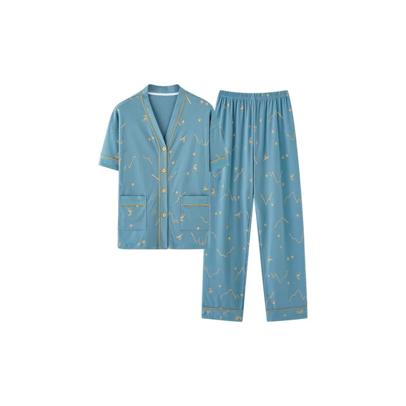 MIIOW Pajama Set Women's Peacock Green-0