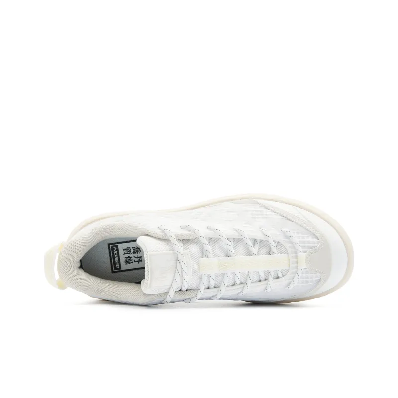 QIAODAN Wear-Resistant Lightweight Height Increasing Low-Top Casual Shoes Women's Jordan White Moon Ivory-3