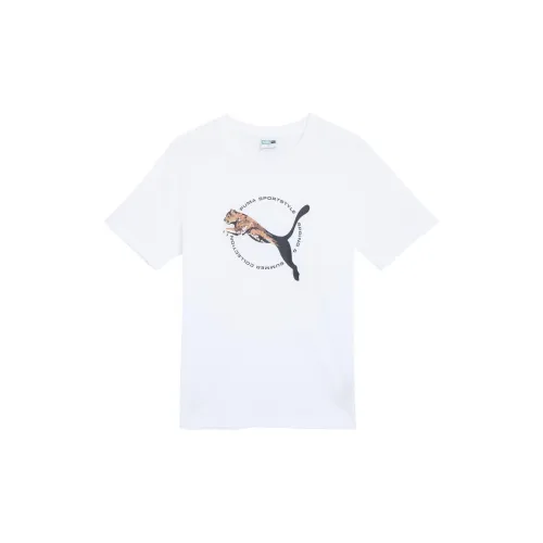 PUMA REAL CAT T-Shirts Men White