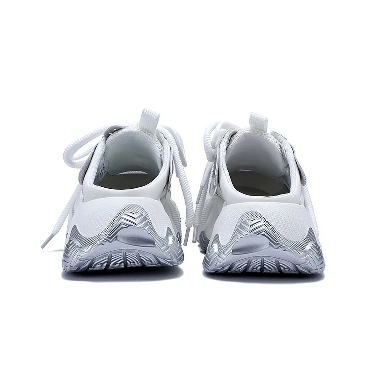 SELAIYA Abrasion Resistant Slip Resistant Closed Toe Slippers Women's White-4