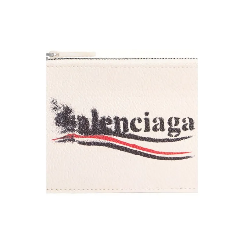 Balenciaga Logo Printed Zipped Cardholder-3