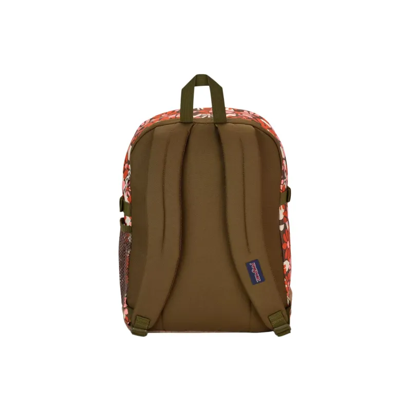 JanSport Polyester Backpack Unisex Orange Pink-5