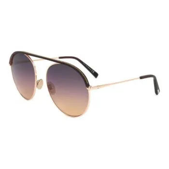 TOD'S Metal Browline Sunglasses Women's Gold