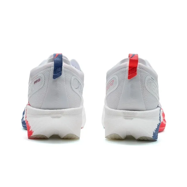 XTEP 160X 5.0 PRO Running Shoes Women's Low Top New White/Sky Blue/Laser Red-5