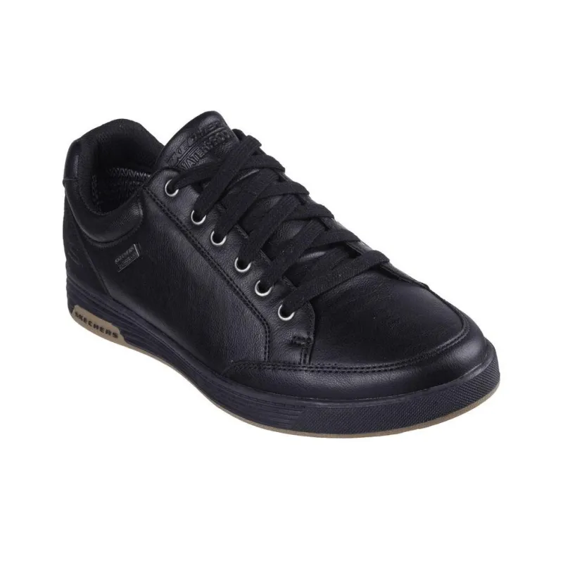 Skechers Anti Slip And Wear Resistant Water Resistant Low Top Casual Shoes Men's Black-2