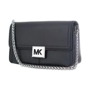 MICHAEL KORS Leather Envelope Bag, Handbag, Shoulder Bag Women's Black