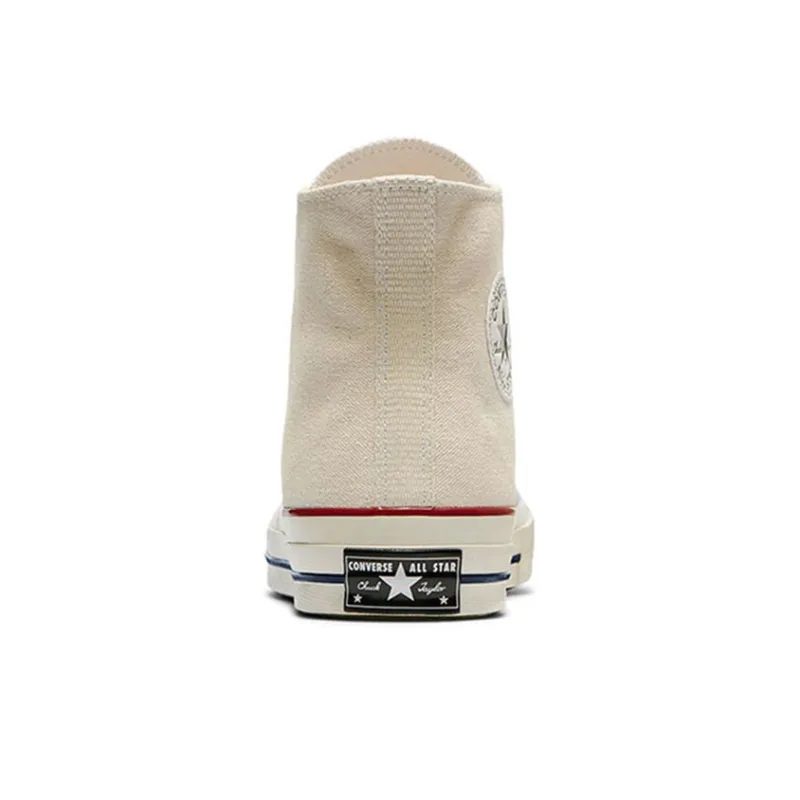 Converse Chuck 70 Anti Slip And Wear Resistant Lightweight High Top Canvas Shoes Unisex Ecru-4