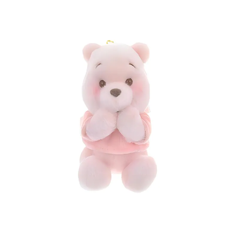Disney 2023 Cherry Blossom Collection Winnie The Pooh Dolls Plush Pendant 12.5cm Height 7.5cm Length-0